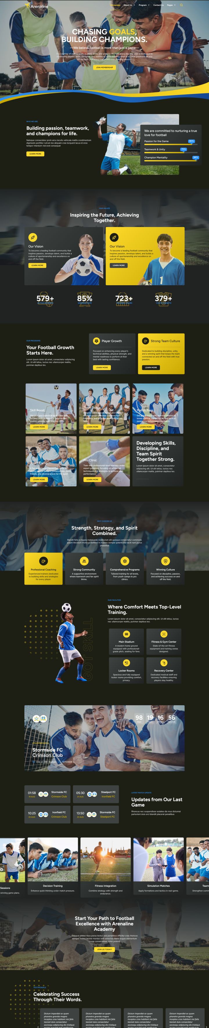 Шаблон ThemeForest Arenaline WordPress шаблон ThemeForest Arenaline