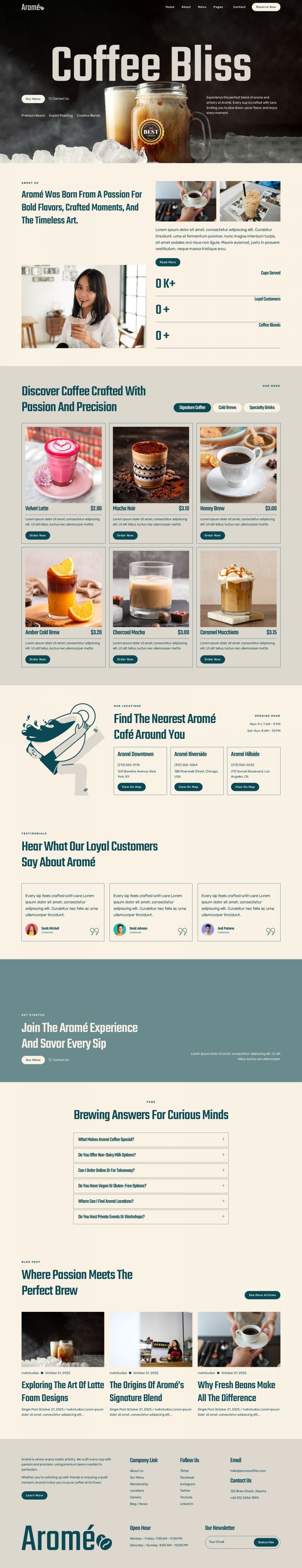 Шаблон ThemeForest Arome WordPress шаблон ThemeForest Arome
