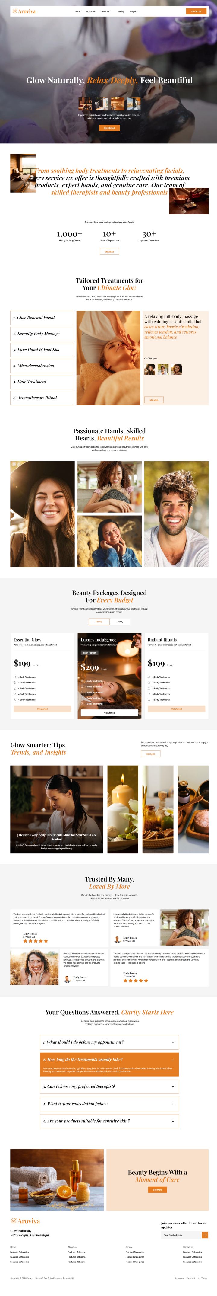 WordPress шаблон ThemeForest Aroviya
