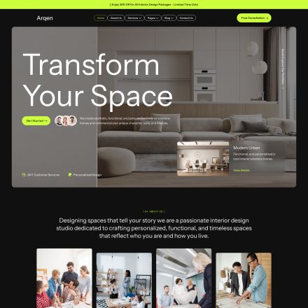 ThemeForest Arqen
