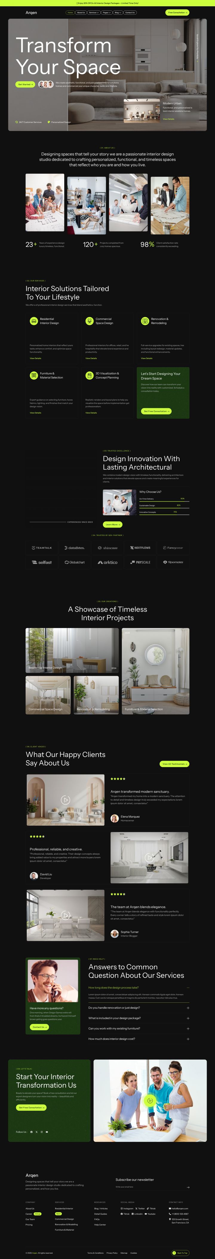Шаблон ThemeForest Arqen WordPress шаблон ThemeForest Arqen