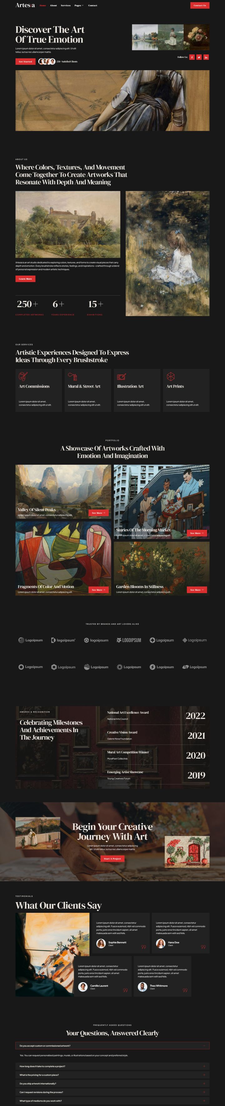 Шаблон ThemeForest Artesia WordPress шаблон ThemeForest Artesia