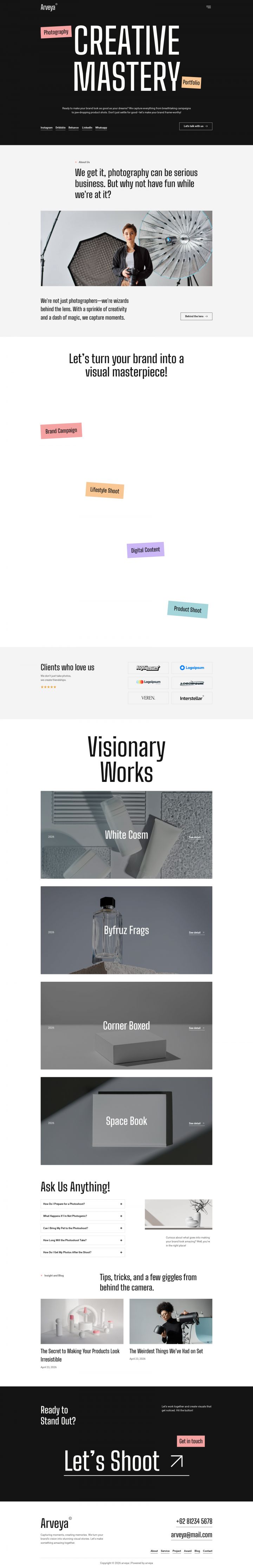WordPress шаблон ThemeForest Arveya