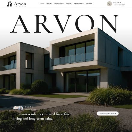 ThemeForest ARVON