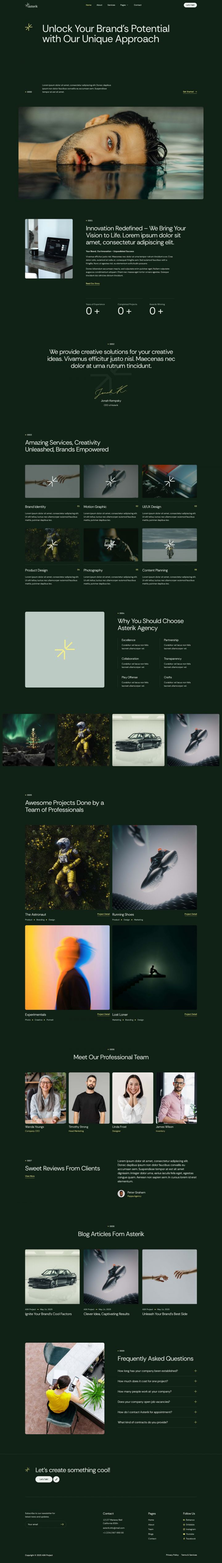WordPress шаблон ThemeForest Asterik