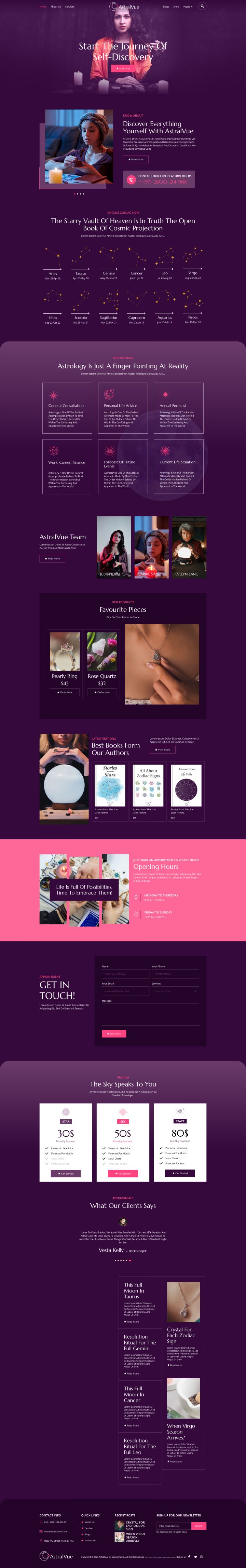 WordPress шаблон ThemeForest AstralVue