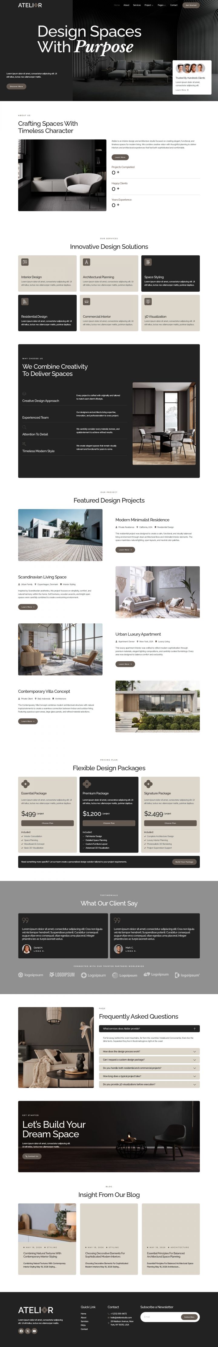 Шаблон ThemeForest Atelior WordPress шаблон ThemeForest Atelior
