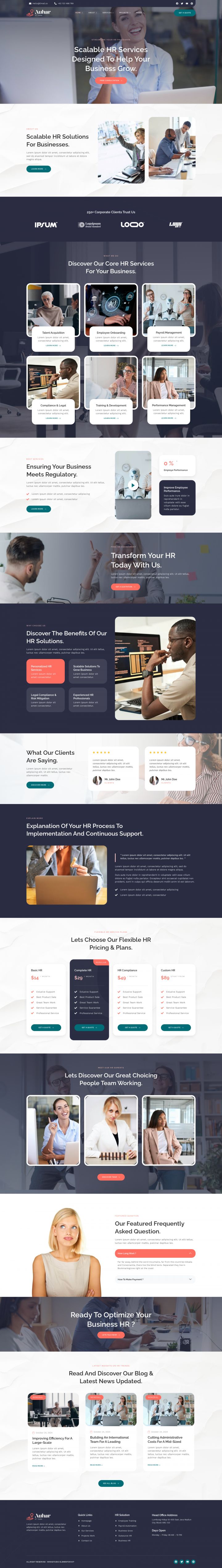 WordPress шаблон ThemeForest Auhar