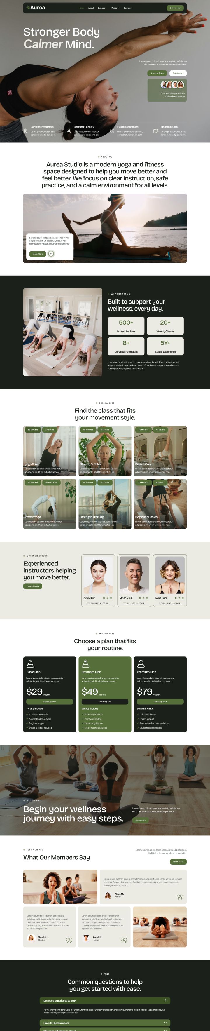 WordPress шаблон ThemeForest Aurea