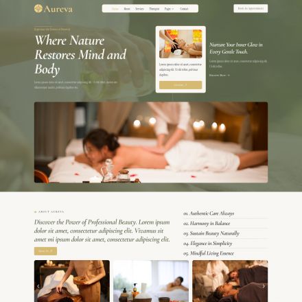ThemeForest Aureva
