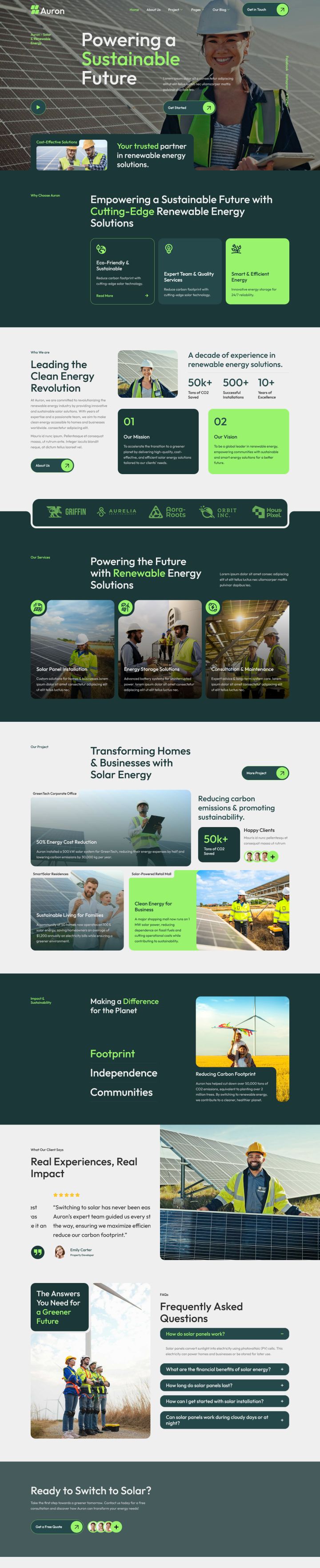 WordPress шаблон ThemeForest Auron
