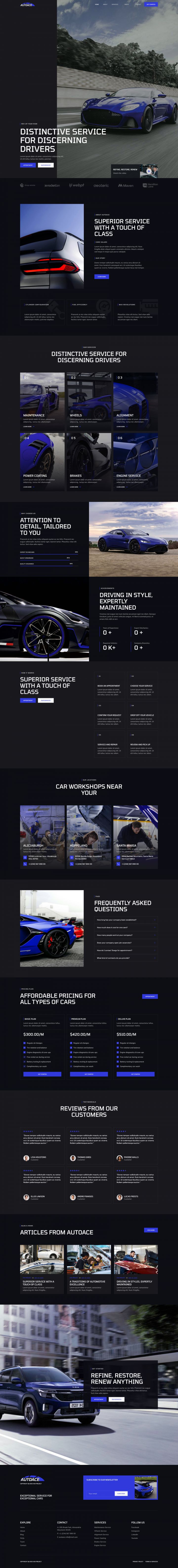WordPress шаблон ThemeForest Autoace