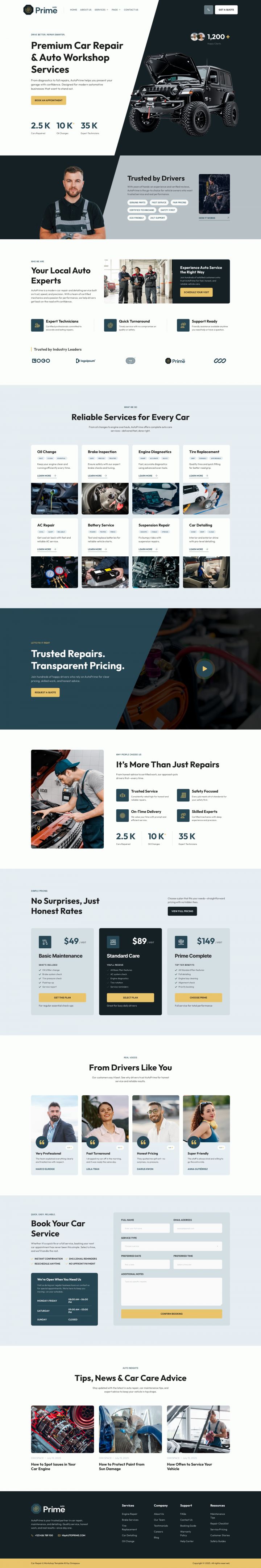 Шаблон ThemeForest AutoPrime WordPress шаблон ThemeForest AutoPrime