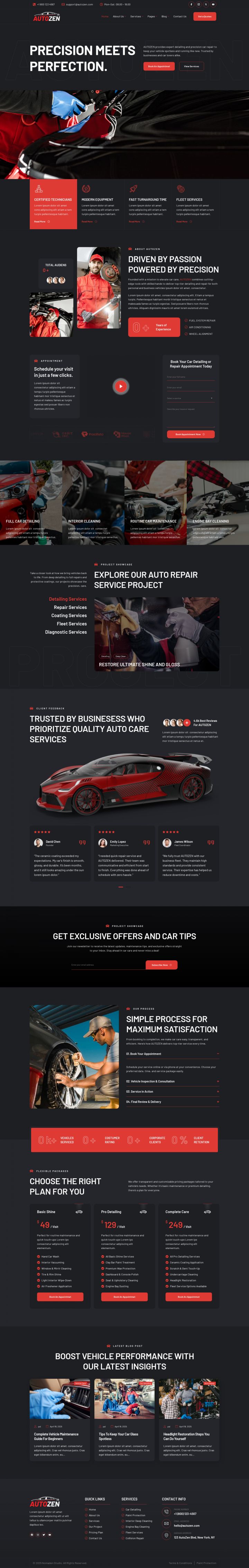 Шаблон ThemeForest Autozen WordPress шаблон ThemeForest Autozen