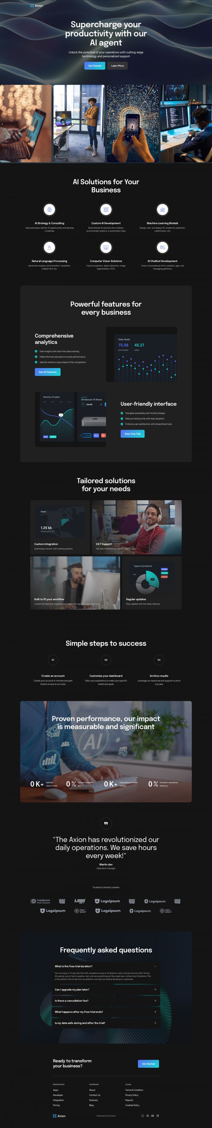 WordPress шаблон ThemeForest Axion