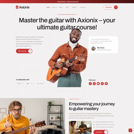 ThemeForest Axionix