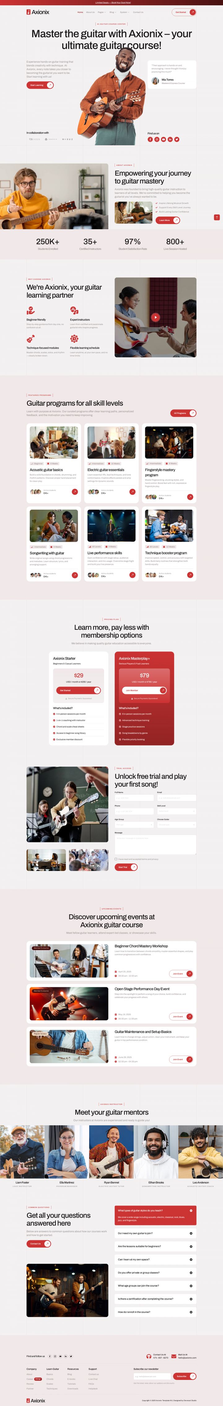 WordPress шаблон ThemeForest Axionix