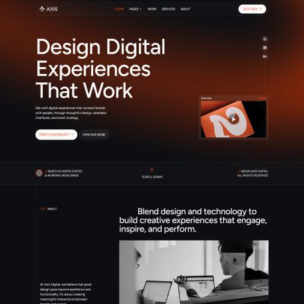 ThemeForest Axis