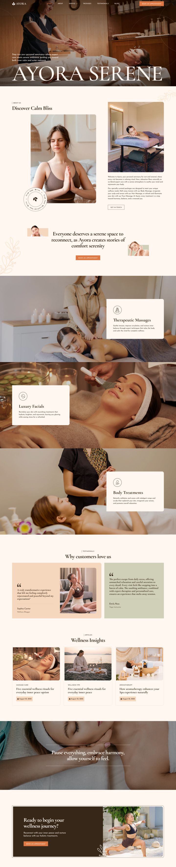 WordPress шаблон ThemeForest Ayora