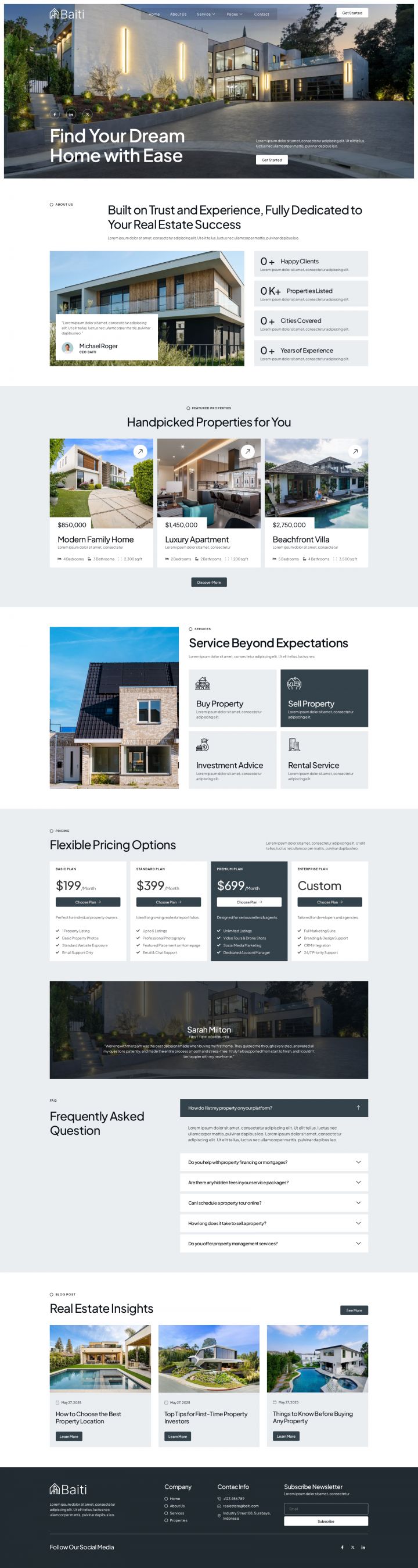 WordPress шаблон ThemeForest Baiti