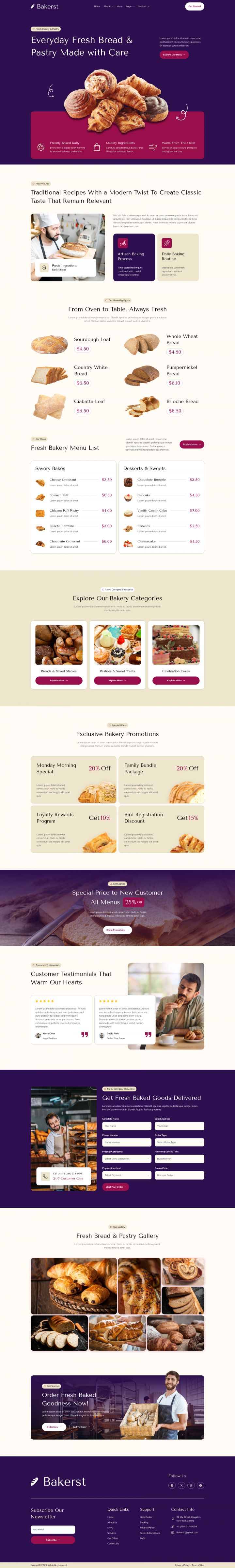 Шаблон ThemeForest Bakerst WordPress шаблон ThemeForest Bakerst