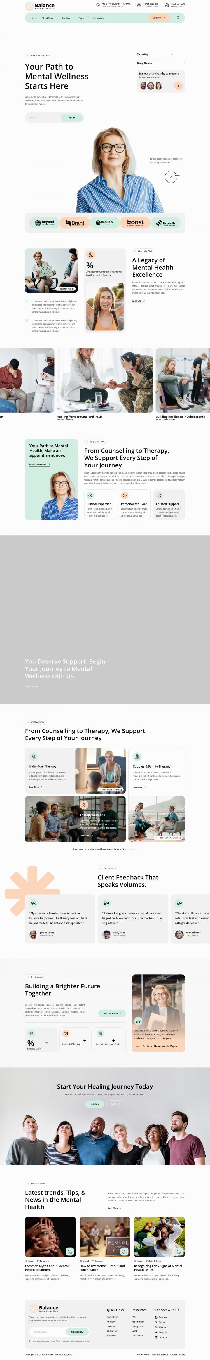 WordPress шаблон ThemeForest Balance