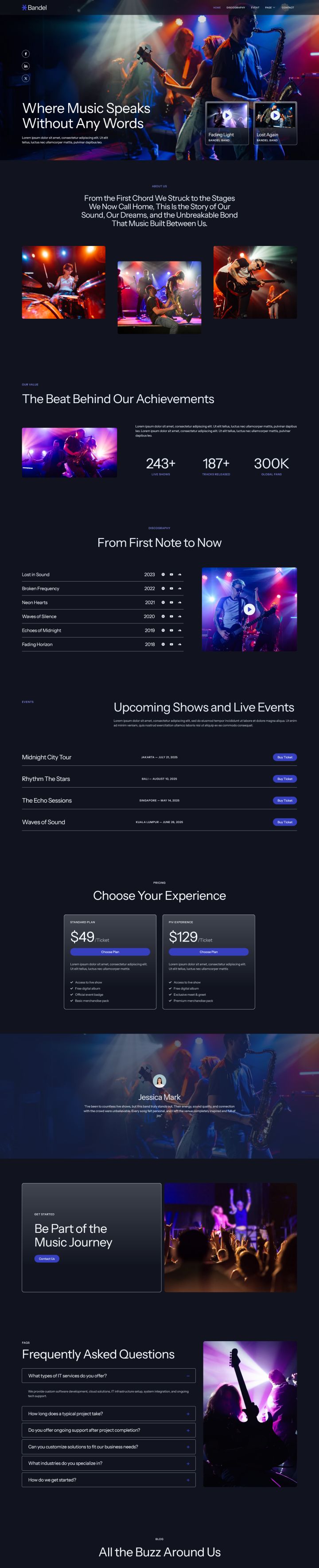 Шаблон ThemeForest Bandel WordPress шаблон ThemeForest Bandel