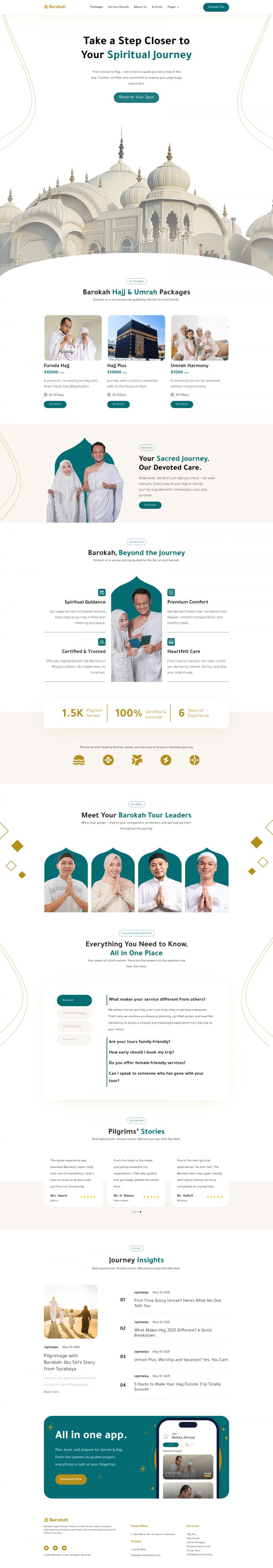 WordPress шаблон ThemeForest Barokah