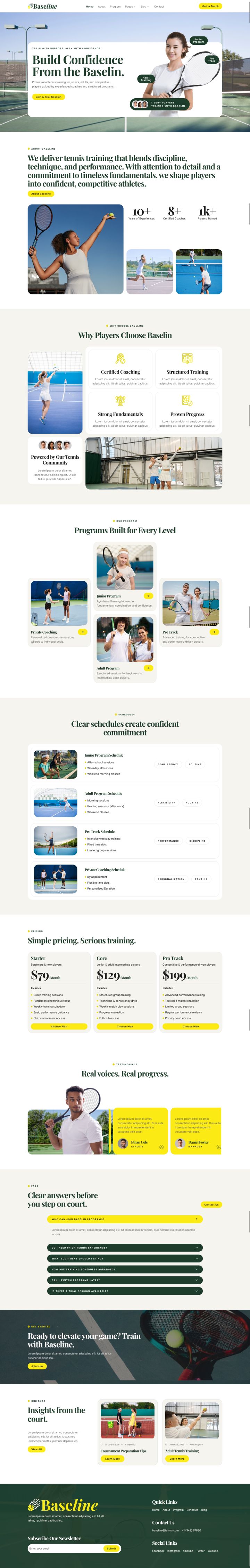 WordPress шаблон ThemeForest Baseline