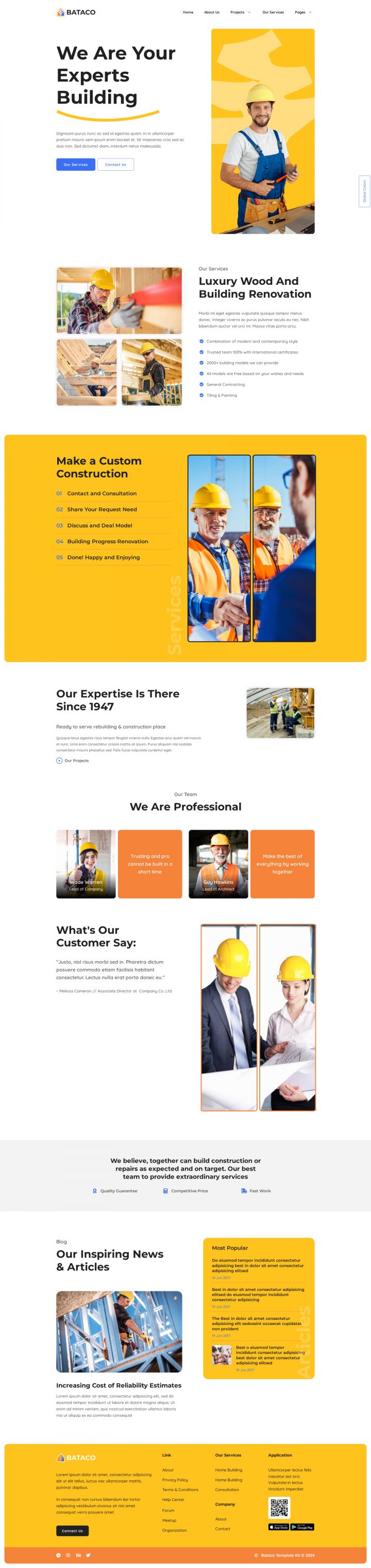 WordPress шаблон ThemeForest Bataco