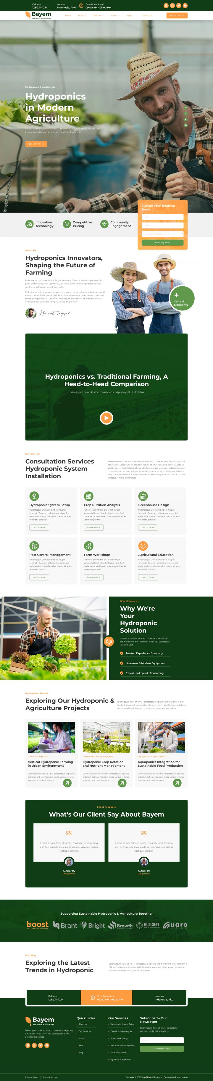 WordPress шаблон ThemeForest Bayem