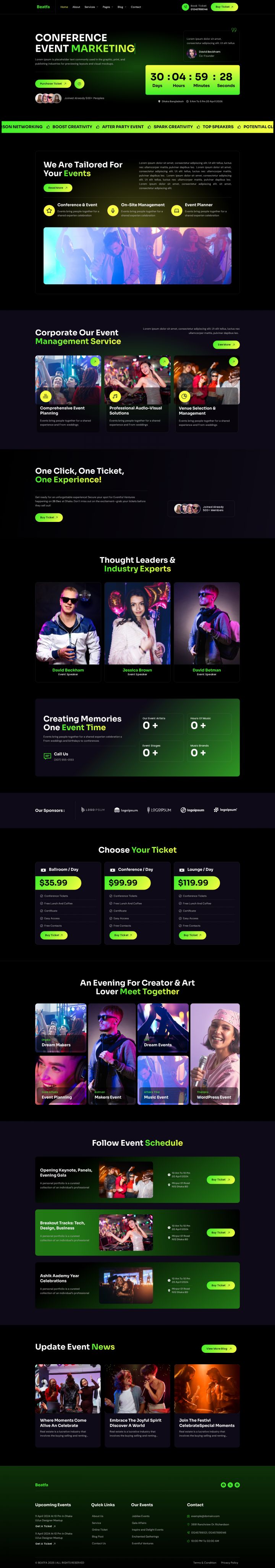 WordPress шаблон ThemeForest Beatfa