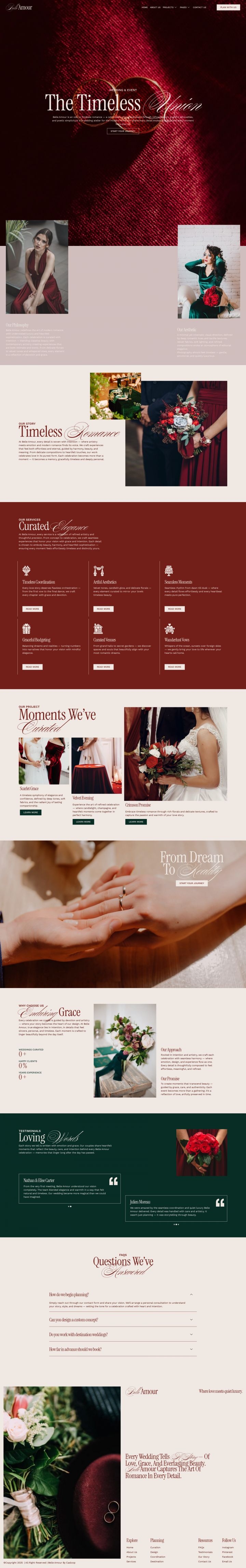 WordPress шаблон ThemeForest Belle Amour