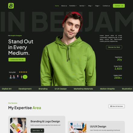 ThemeForest Benjamin