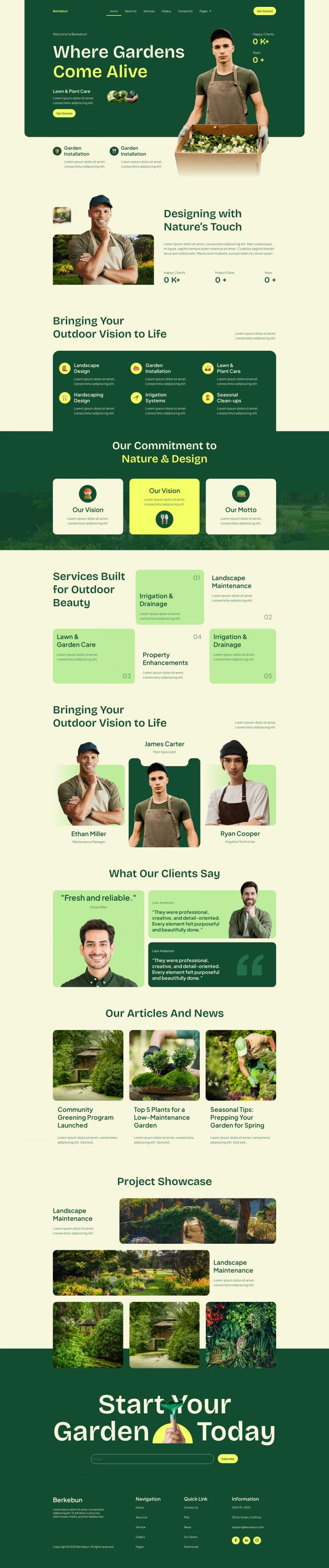 Шаблон ThemeForest Berkebun WordPress шаблон ThemeForest Berkebun