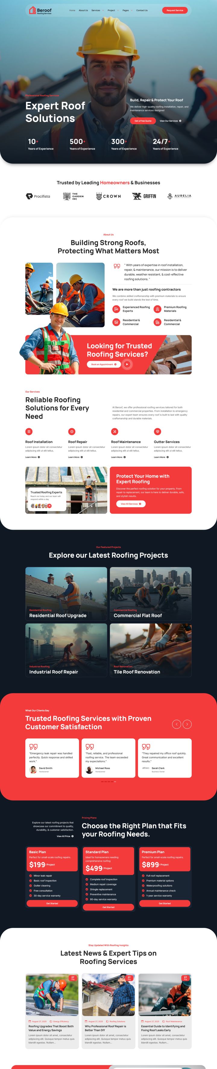 WordPress шаблон ThemeForest Beroof