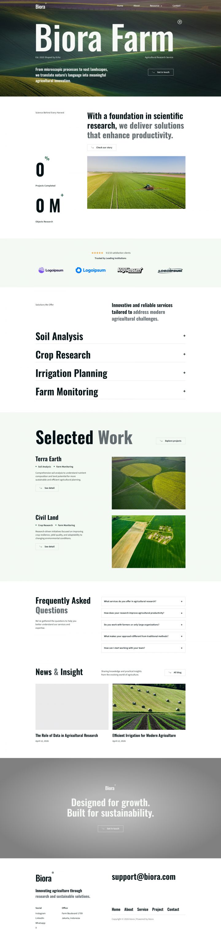 WordPress шаблон ThemeForest Biora
