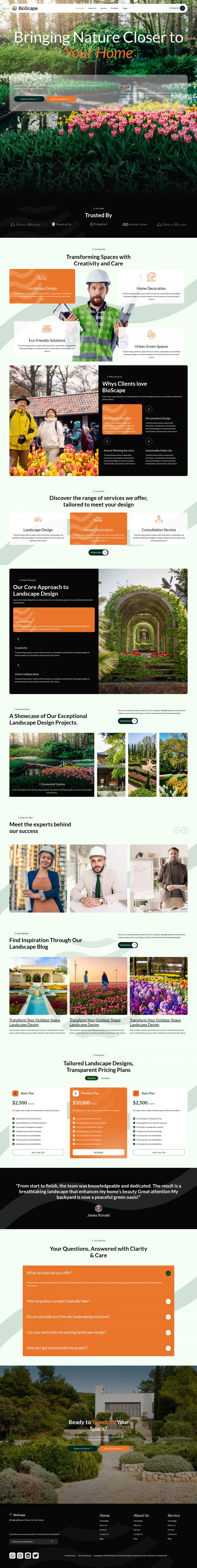 WordPress шаблон ThemeForest BioScape