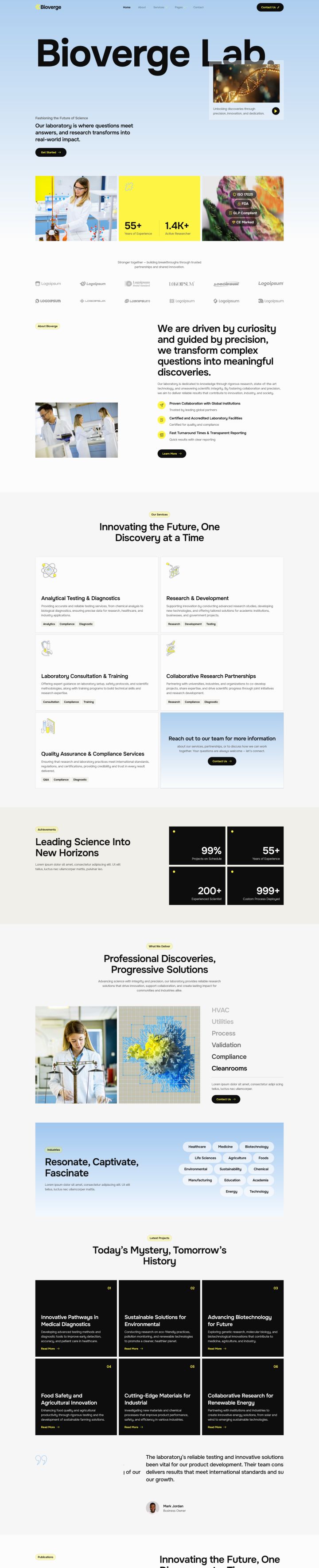 WordPress шаблон ThemeForest Bioverge