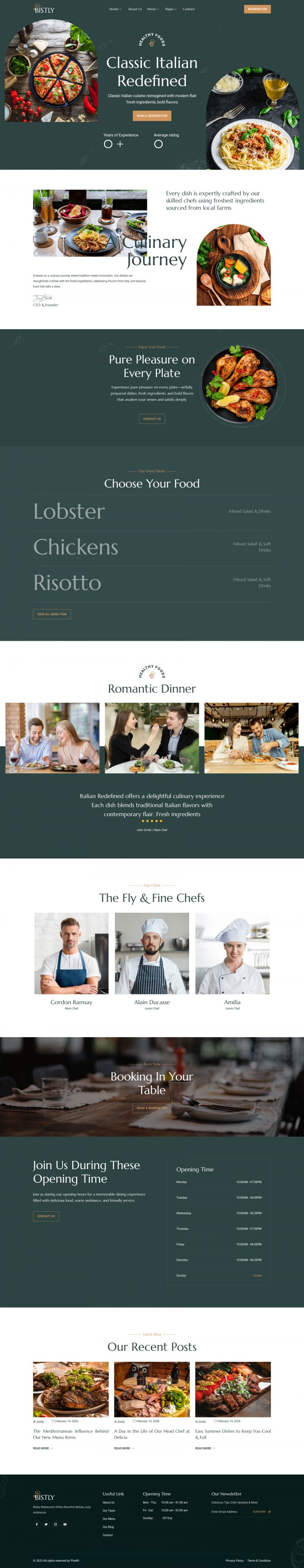 WordPress шаблон ThemeForest Bistly