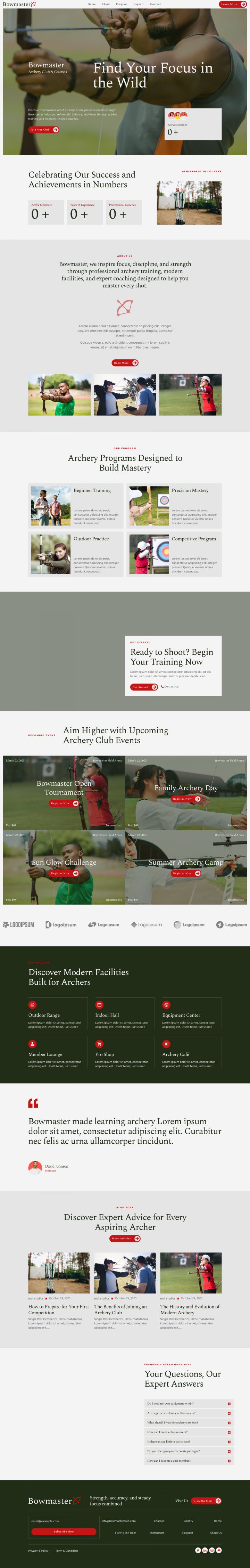 WordPress шаблон ThemeForest Bowmaster