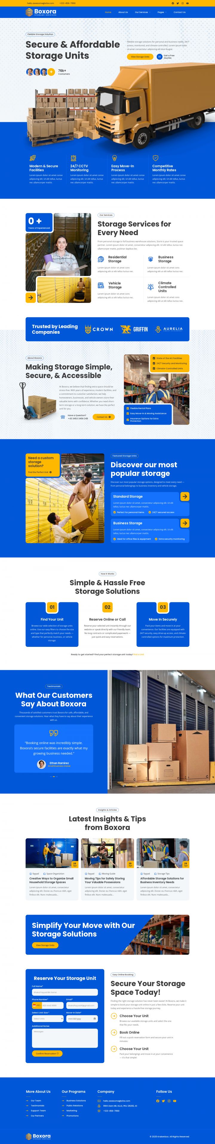 WordPress шаблон ThemeForest Boxora