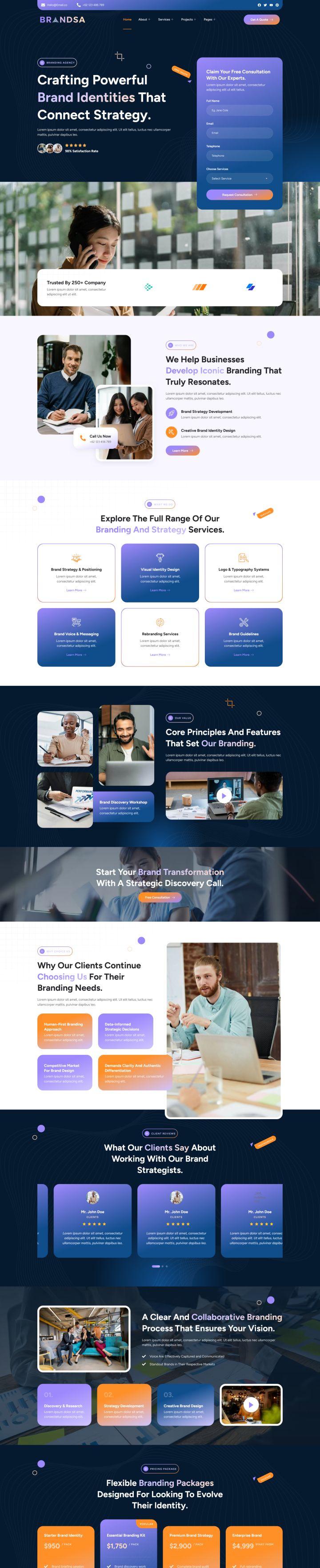 Шаблон ThemeForest Brandsa WordPress шаблон ThemeForest Brandsa