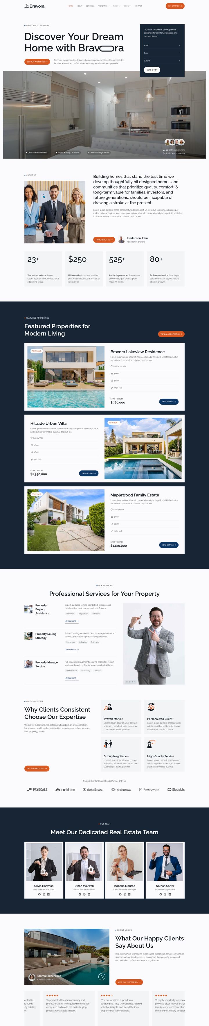 WordPress шаблон ThemeForest Bravora