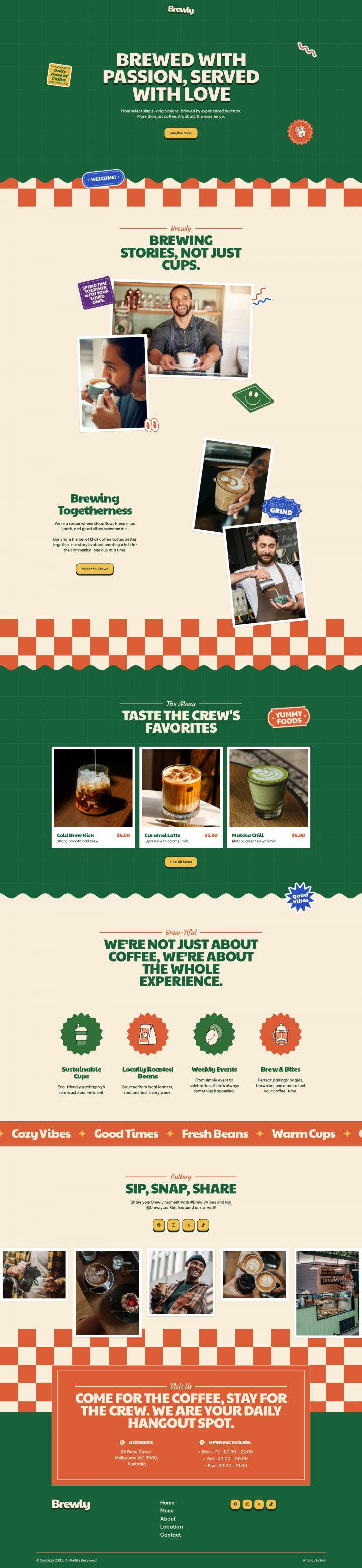 Шаблон ThemeForest Brewly WordPress шаблон ThemeForest Brewly