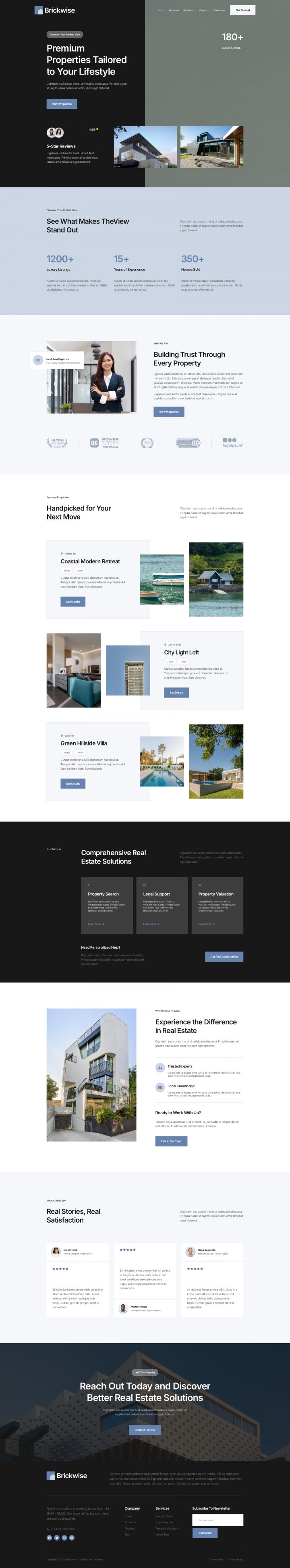 WordPress шаблон ThemeForest Brickwise