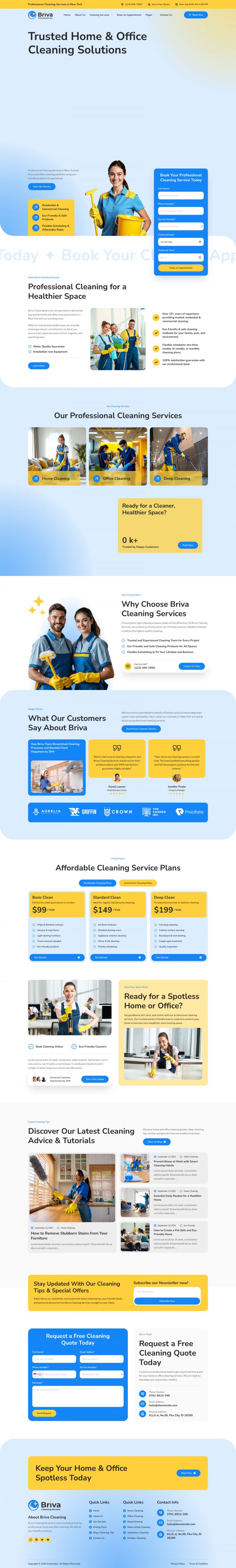 WordPress шаблон ThemeForest Briva