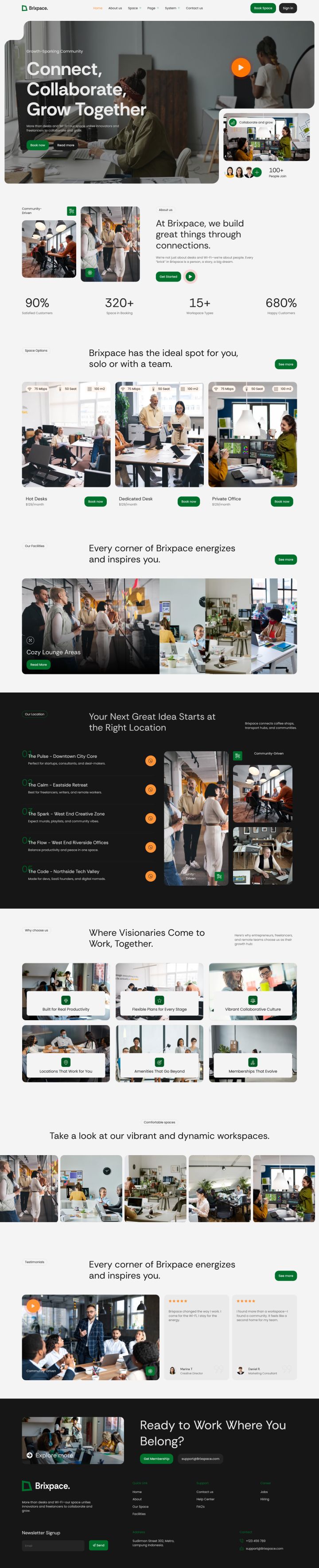 WordPress шаблон ThemeForest Brixspace
