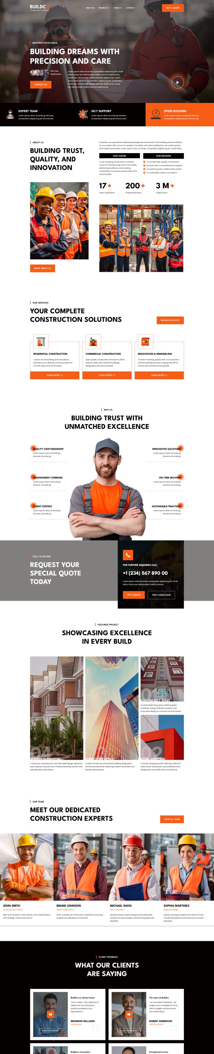 WordPress шаблон ThemeForest Buildco