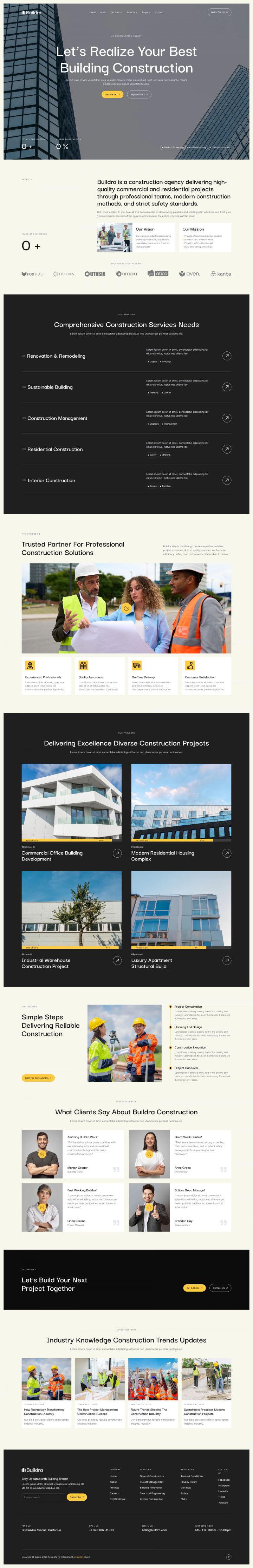 WordPress шаблон ThemeForest Buildra